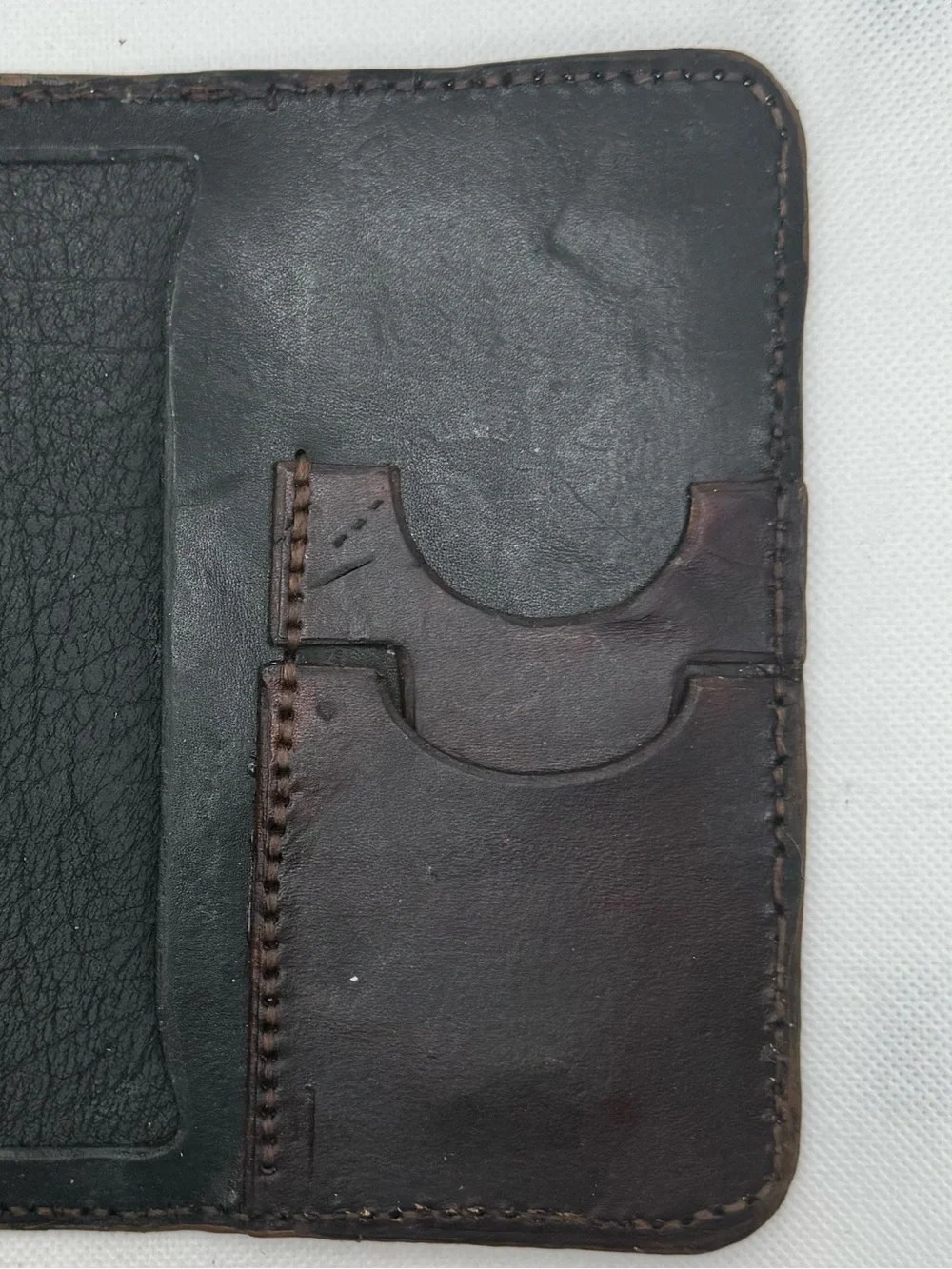 Handmade Tooled Leather Spiral Bridge Passport Holder Hastings MN